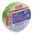 tesa 53988 Professional изоляционная лента, желто-зеленая, ПВХ, 0,15 мм, 19 мм, 20 м.