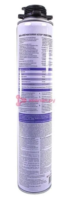 ASTER Professional FA-750-G пена-клей монтажная, 750 мл.