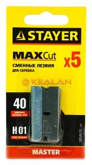 STAYER 08549-S5_z01 лезвия сменные для скребков, 5 шт.