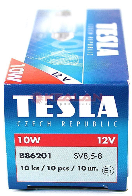 TESLA C10W лампа автомобильная 12V