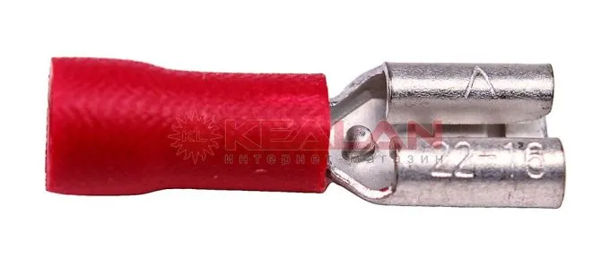 КВТ РПИ-М 1.5-(4.8) разъем плоский изолированный, 100 шт.