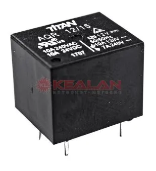 TITAN AQR 12/15 MINI реле мини, 5 контактов, 15А, 12В