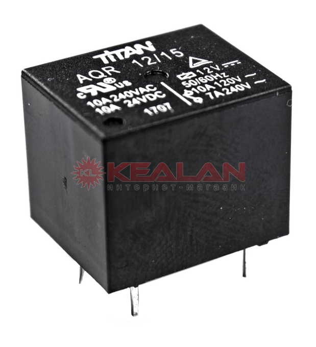 TITAN AQR 12/15 MINI реле мини, 5 контактов, 15А, 12В