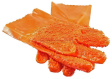 GWARD Fishy перчатки МБС, интерлок с полным покрытием ПВХ и ПВХ крошкой оранжевого цвета, размер 10 