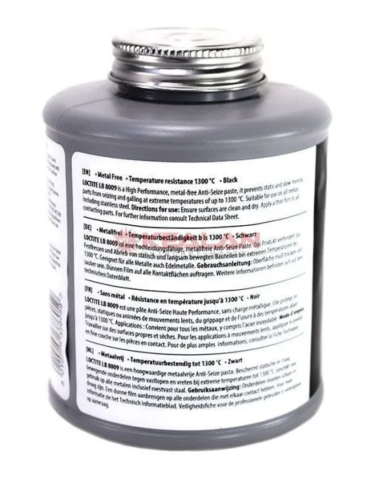 LOCTITE LB 8009 смазка для тяжелых условий эксплуатации, банка с кистью, 454 г.
