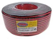 TITAN CM 1,25 провод двухжильный, 2x1,25 мм², красно-черный, 100 м.