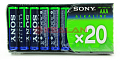 Картинка SONY ААA/LR03-20BL батарейка алкалиновая, 20 шт. от интентернет-магазина КЕАЛАН