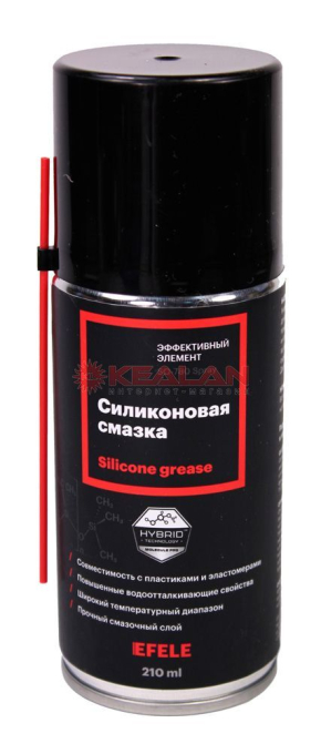 EFELE SO-780 SPRAY силиконовая смазка, 210 мл.