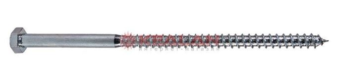 MixOne. шуруп 12х240 для крепления деревянных лаг, 1 шт.
