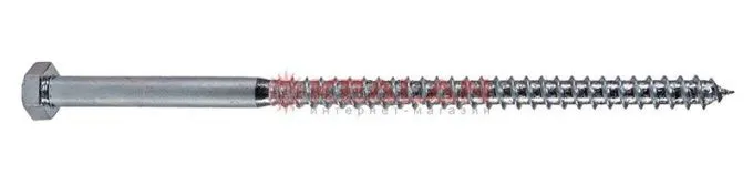 MixOne. шуруп 12х240 для крепления деревянных лаг, 1 шт.