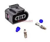CARGEN AX6542S разъем 1K0973202 (2pin) 2 контакта расширительного бачка с датчиком уровня для Audi, 