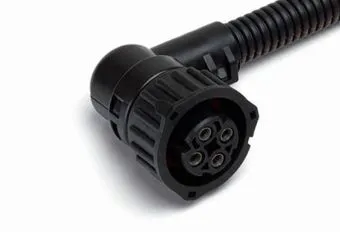 CARGEN AX5231 разъем 1-967325-1 байонет (розетка) 4-х контактный, с угловым адаптером, к датчику спи