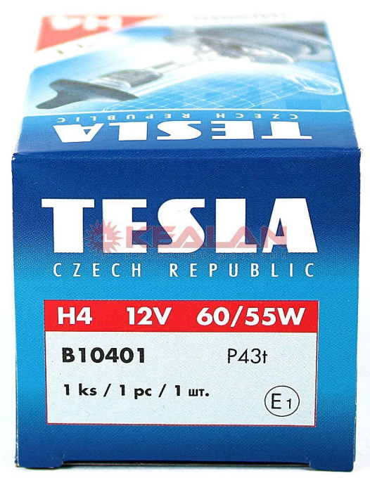 TESLA H4 60/55W лампа автомобильная галогенная 12V
