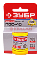 Картинка ЗУБР 55451-100-10C припой, ПОС 40, трубка с канифолью, 100 г, 1 мм. от интентернет-магазина КЕАЛАН