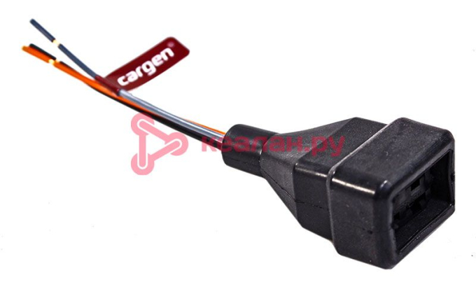 CARGEN AX37304 разъем 12058080 с пыльником, заднего фонаря для GAZ, UAZ, ЗИЛ, Камаз, УРАЛ