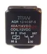 TITAN AQR реле 5 контактов, 12V, 40A, флюсостойкий корпус