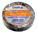 Denka Vini-Tape 112 изолента морозостойкая, до -20°С, черная, ПВХ, 0,2 мм, 19 мм, 20 м.