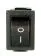 REXANT 36-2010 выключатель клавишный 250V 3А (2с) ON-OFF черный