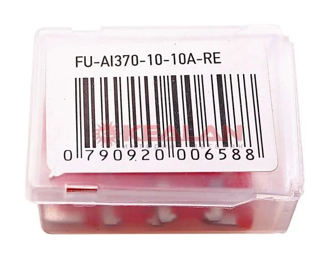 ABRO MASTERS FU-AI370-10-10A-RE предохранители флажковые микро, 10 А, 10 шт.