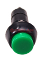 REXANT 36-3032 выключатель-кнопка 250V 1А (2с) ON-OFF зеленая