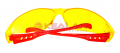 ЗУБР "СПЕКТР 5" облегчённые прозрачные защитные очки, широкая монолинза, открытого типа