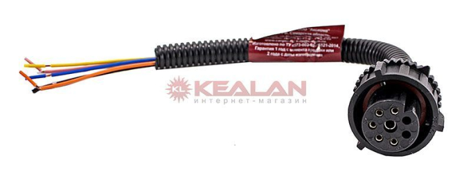 CARGEN AX5251 разъем байонет (розетка) 9800680 (6pin) 6 контактов с прямым адаптером, задних фонарей