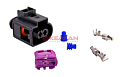 Картинка CARGEN AX6552S разъем 4D0971992 (2pin) 2 контакта генератора, звукового сигнала для Seat, Skoda, Vol от интентернет-магазина КЕАЛАН