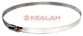 Картинка KVP 190-210/12 W2 хомут червячный, нержавеющая сталь от интентернет-магазина КЕАЛАН