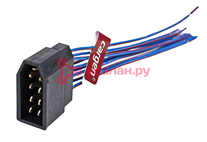 CARGEN AX34602 разъем 2108-3724362 межжгутовой 9-ти контактный штыревой серии 2.8, с проводами 0,75 