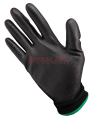GWARD Astra Pu-B перчатки нейлоновые черного цвета с полиуретановым покрытием, 9/L