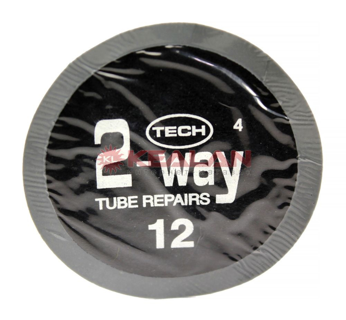 TECH 2-Way 12 заплатка для ремонта камер, 60 мм.