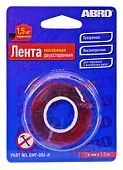 ABRO EMT-006-R лента клейкая двухсторонняя монтажная 6 мм, 1,5 м.
