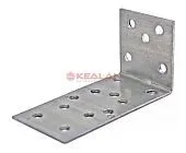 MIxOne. крепежный уголок анкерный, оцинкованный 40х80х40, 1 шт.