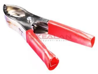 AUTOFIX CC-30A-75R зажим "крокодил" красного цвета