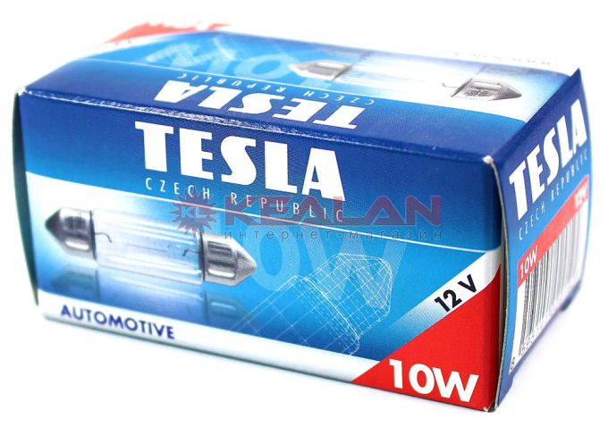 TESLA C10W лампа автомобильная 12V