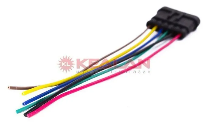 AUTOFIX WC-6P-M коннектор влагозащищенный "ПАПА", 6 pin
