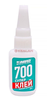 ABRO MASTERS SG-700-020-RE суперклей низкой вязкости, 20 г.