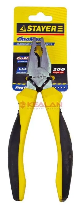 STAYER "PROFI" CHROMAX 22027-1-20_z01, плоскогубцы, 200 мм.