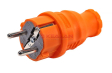 REXANT 111-015 вилка прямая влагозащищенная, c/з, 16 А, IP44, каучук оранжевая REXANT 111-015 вилка прямая влагозащищенная, c/з, 16 А, IP44, каучук оранжевая