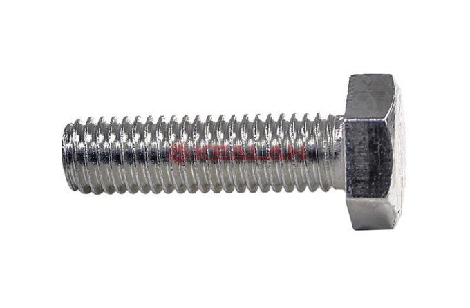 MixOne. болт с полной резьбой 10х35, шестигранная головка, оцинкованный, DIN933, ГОСТ 7798-70