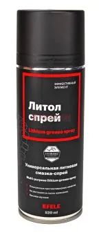 EFELE SPRAY универсальная литиевая смазка, 520 мл.