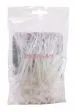 Fortisflex 100x2.5 стяжка нейлоновая крепежная с марировочной площадкой белая, 100 шт.