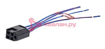CARGEN AX34401 разъем 2108-3724357 межжгутовой 5-ти контактный гнездовой серии 2.8, с проводами 0,75