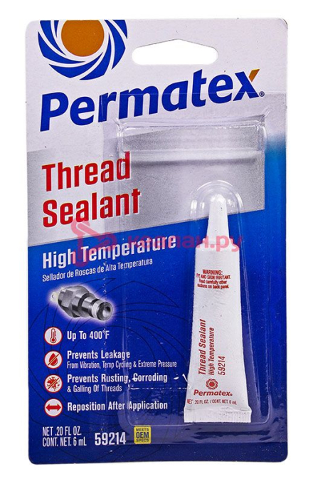 Permatex 59214 герметик для резьбовых соединений с тефлоном, 6 мл.