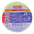 tesa 53988 Professional изоляционная лента, желто-зеленая, ПВХ, 0,15 мм, 19 мм, 20 м.