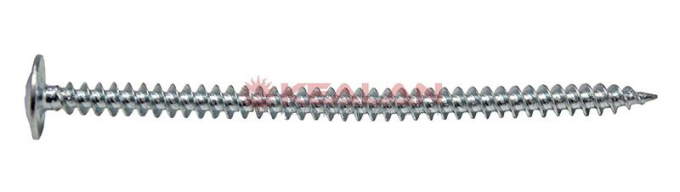 MixOne. cаморез 4,2х75 острый оцинкованный, с прессшайбой, 1 шт.
