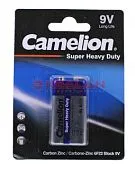 Camelion 6F22-BP1B солевая батарейка 9В, тип крона, в блистере