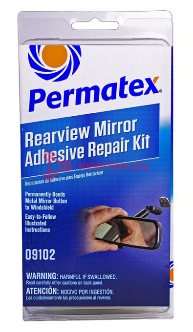 Permatex 09102 набор для приклеивания зеркал заднего вида