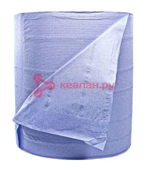 Wesons CBP-28 100% целлюлоза, бумага протирочная, синяя, 2 слоя, размер 28 х 35 см, в рулоне 1000 ли