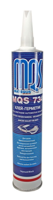MATEQUS MQS 734 герметик для швов, черный, картридж, 310 мл.
